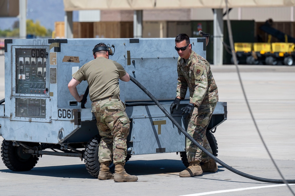 55th Rescue Generation Squadron preflight checks