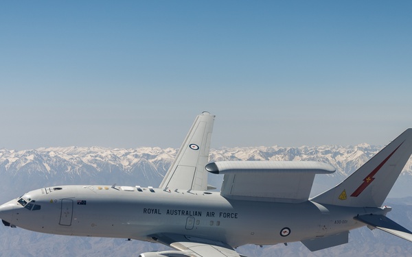 KC-46A and E-7A Conduct Historic Trilateral Test Flight