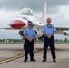 USAF Thunderbirds depart Scott Air Force Base