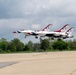 USAF Thunderbirds depart Scott Air Force Base