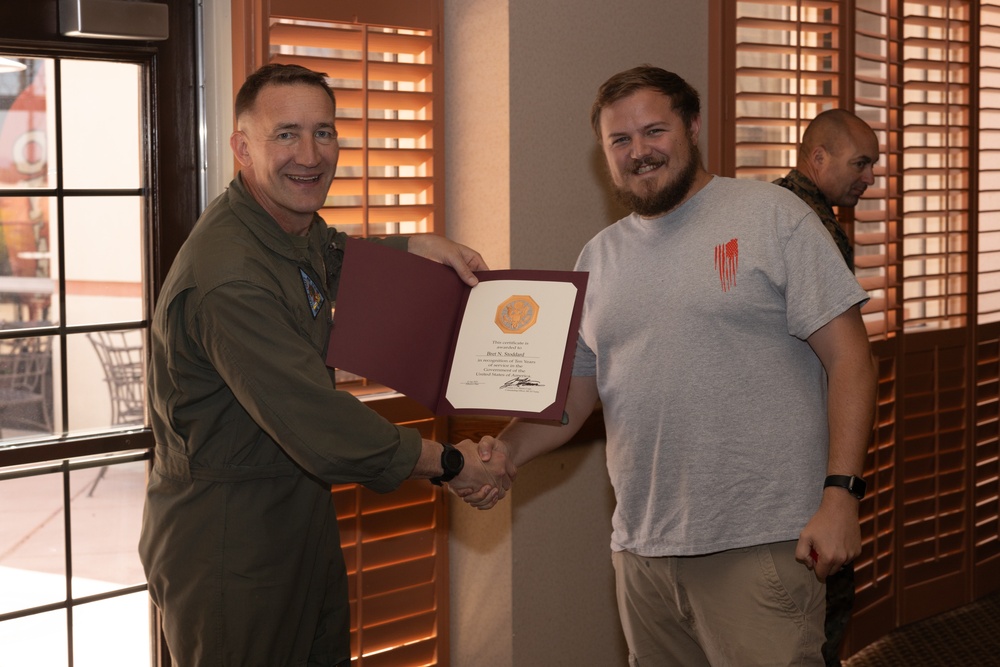 MCAS Yuma Civilians Awarded for Their Years of Service