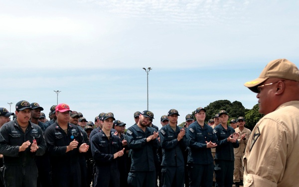 USS Frank E. Petersen Jr. (DDG 121) Awarded the 2024 Battle Effectiveness &quot;E&quot; Award