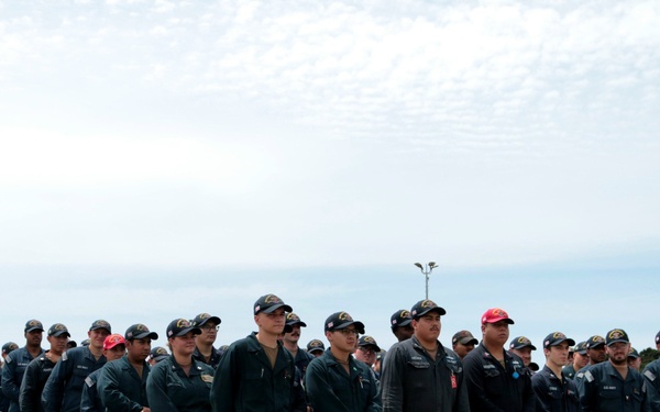 USS Frank E. Petersen Jr. (DDG 121) Awarded the 2024 Battle Effectiveness &quot;E&quot; Award