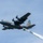 A C-130 (MAFFS 1) from Wyoming Air National Guard's 153rd Airlift Wing performs a water drop April 24, 2025, during Modular Airborne Fire Fighting System (MAFFS) Spring Training 2025