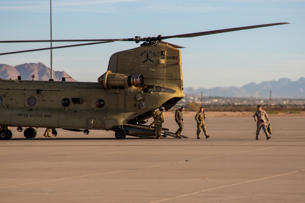 Secretary of Defense tours the National Defense Area