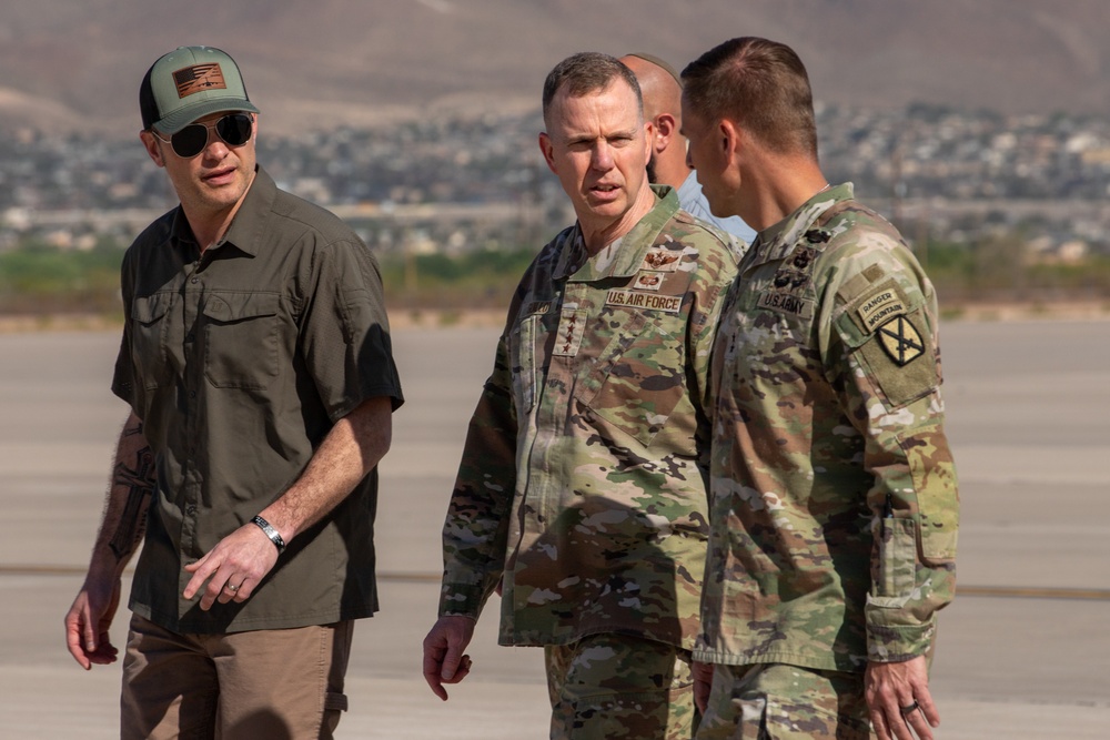 Secretary of Defense tours the National Defense Area
