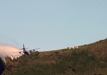 146th Airlift Wing Perform MAFFS Water Drop 2025
