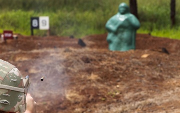 Soldiers train on M17 qual range
