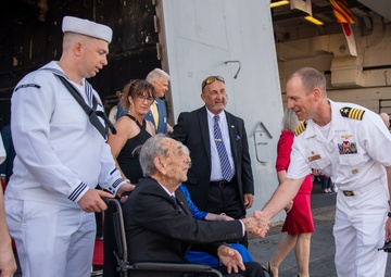 Admirals Reception aboard USS New York