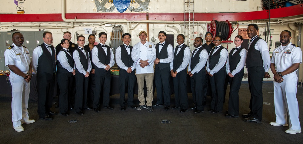 Admirals Reception aboard USS New York