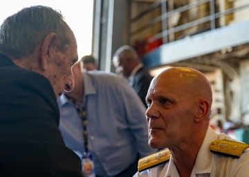 Admirals Reception aboard USS New York