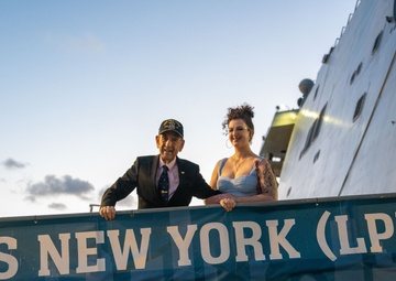 Admirals Reception aboard USS New York