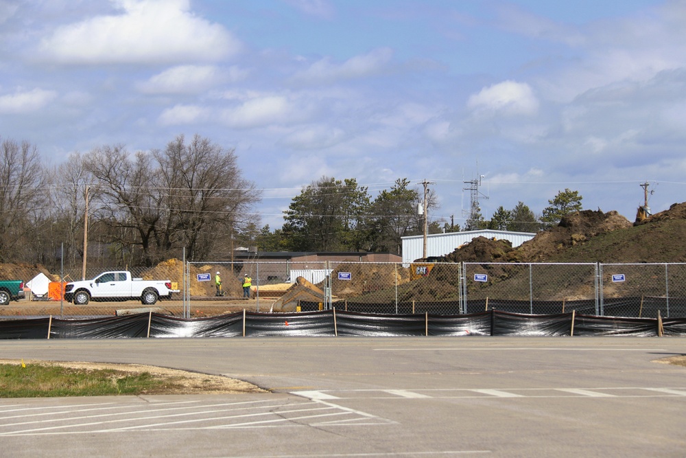 Work on $55.75 million Collective Training Officers Quarters Project at Fort McCoy as April continues