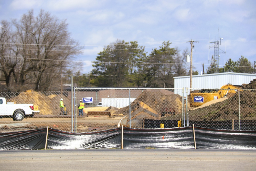 Work on $55.75 million Collective Training Officers Quarters Project at Fort McCoy as April continues