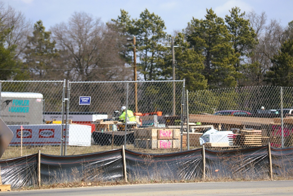 Work on $55.75 million Collective Training Officers Quarters Project at Fort McCoy as April continues
