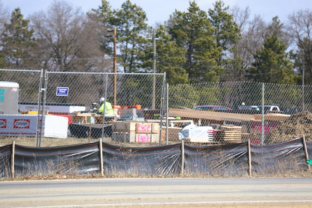 Work on $55.75 million Collective Training Officers Quarters Project at Fort McCoy as April continues