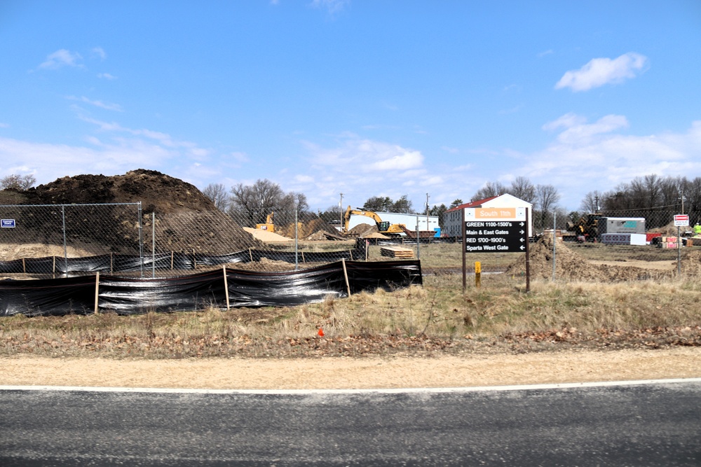 Work on $55.75 million Collective Training Officers Quarters Project at Fort McCoy as April continues