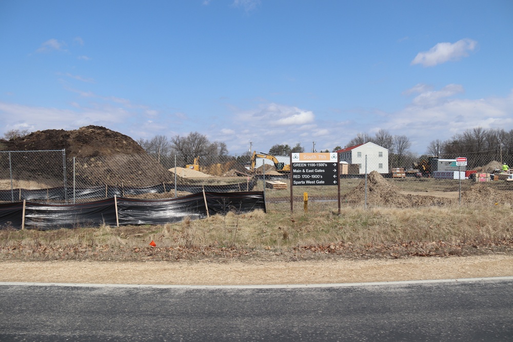 Work on $55.75 million Collective Training Officers Quarters Project at Fort McCoy as April continues