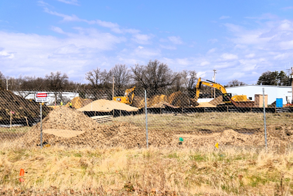 Work on $55.75 million Collective Training Officers Quarters Project at Fort McCoy as April continues