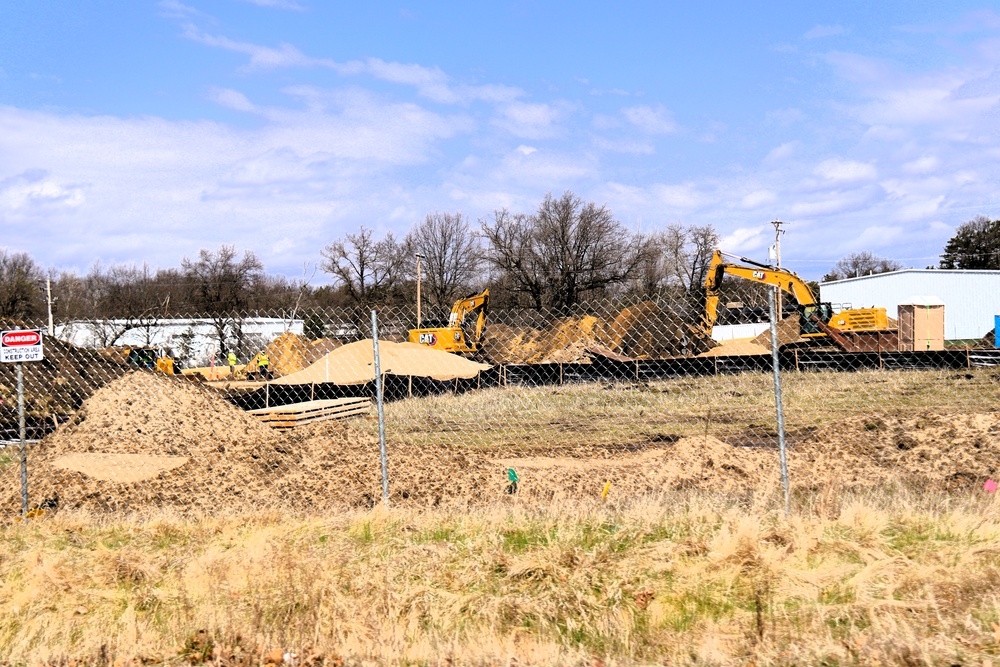 Work on $55.75 million Collective Training Officers Quarters Project at Fort McCoy as April continues