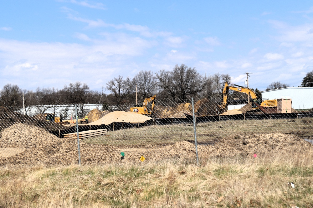 Work on $55.75 million Collective Training Officers Quarters Project at Fort McCoy as April continues