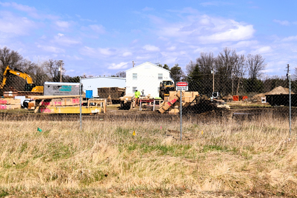 Work on $55.75 million Collective Training Officers Quarters Project at Fort McCoy as April continues