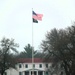 American Flag and Fort McCoy