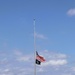 American Flag and Fort McCoy