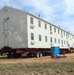 Contractors successfully move fourth World War II-era barracks at Fort McCoy in April 2025