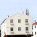 Contractors successfully move fourth World War II-era barracks at Fort McCoy in April 2025