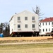 Contractors successfully move fourth World War II-era barracks at Fort McCoy in April 2025