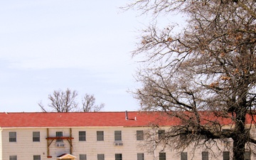 Photo Story: Contractors successfully move fourth World War II-era barracks at Fort McCoy in April 2025