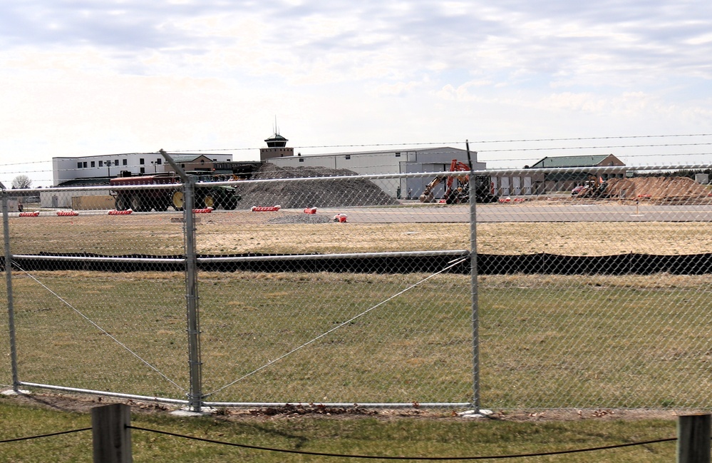 Ongoing work at Sparta-Fort McCoy Airport at Fort McCoy