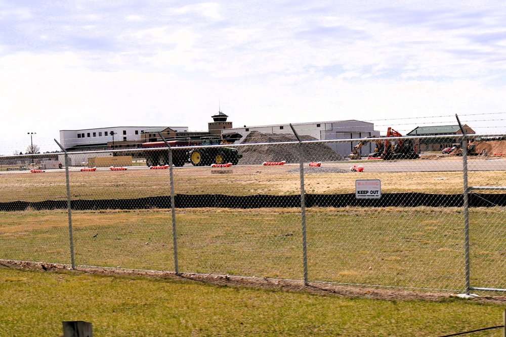 Ongoing work at Sparta-Fort McCoy Airport at Fort McCoy