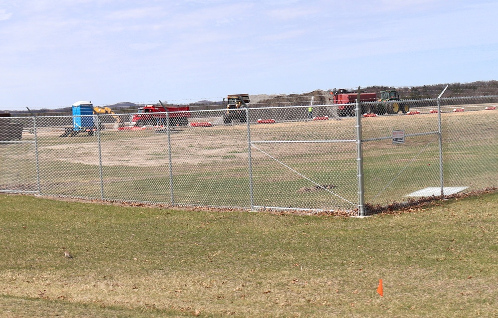 Ongoing work at Sparta-Fort McCoy Airport at Fort McCoy