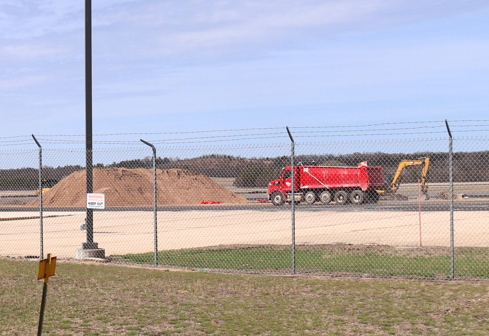Ongoing work at Sparta-Fort McCoy Airport at Fort McCoy