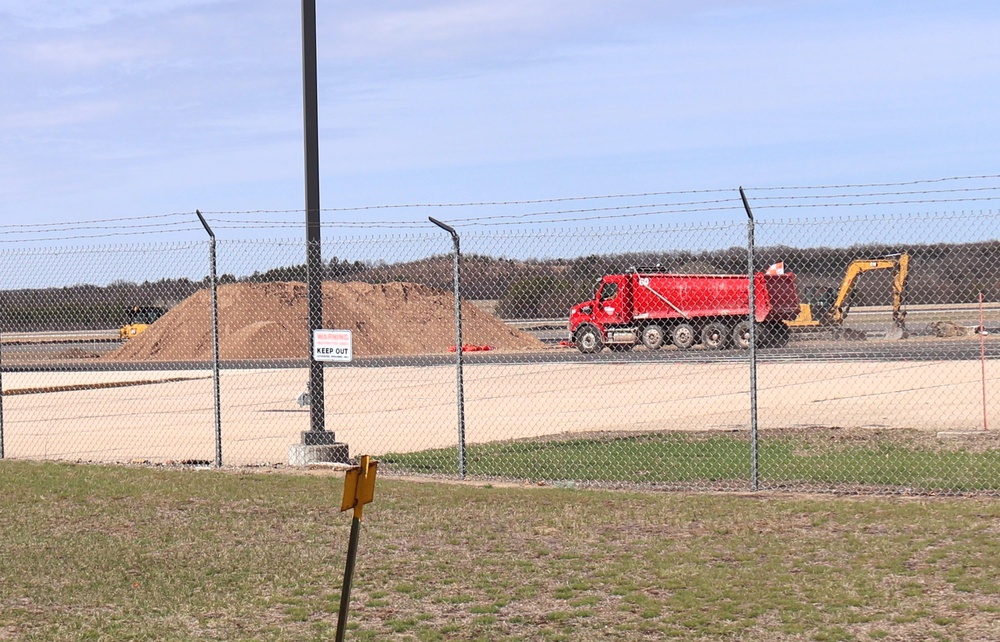 Ongoing work at Sparta-Fort McCoy Airport at Fort McCoy