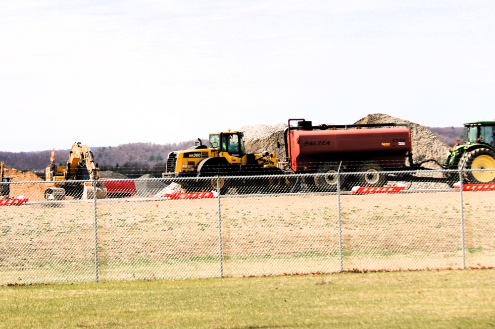Ongoing work at Sparta-Fort McCoy Airport at Fort McCoy