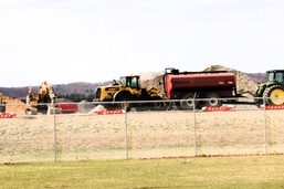Ongoing work at Sparta-Fort McCoy Airport at Fort McCoy