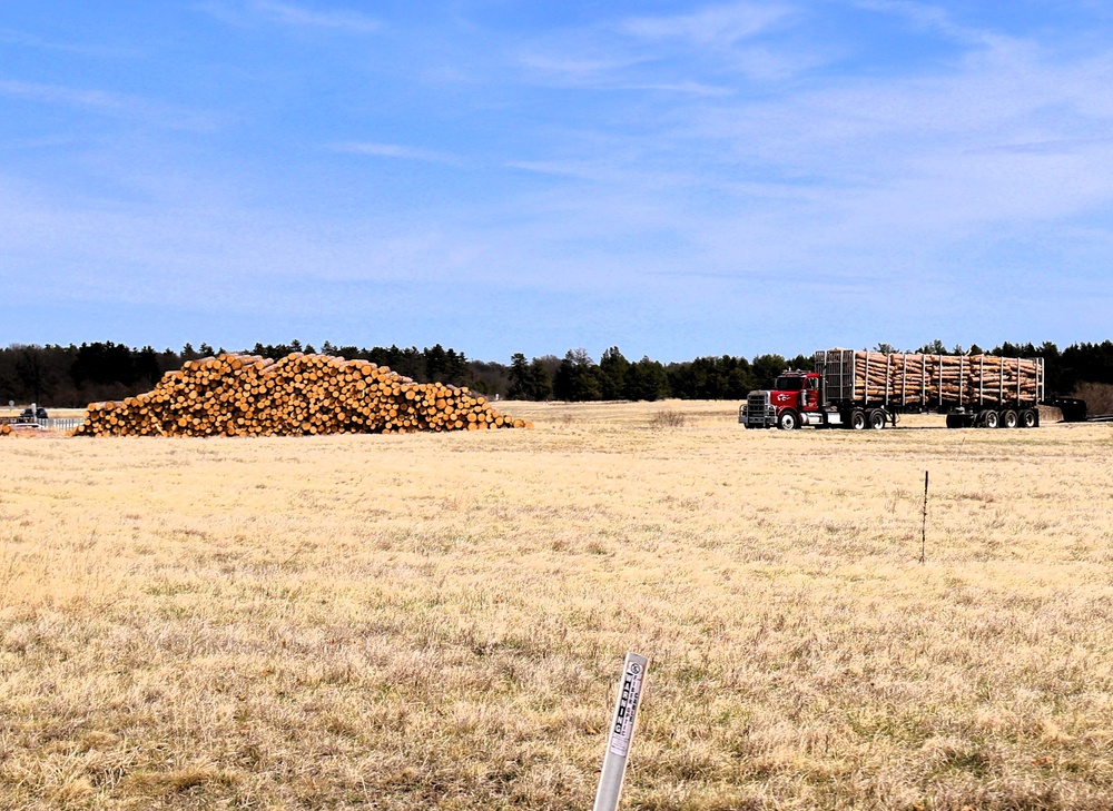 Fort McCoy Forestry continues managing logging, tree planting efforts across post during April 2025