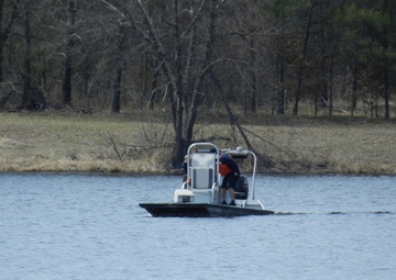 Fort McCoy firefighters test boating equipment