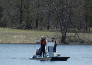 Fort McCoy firefighters test boating equipment