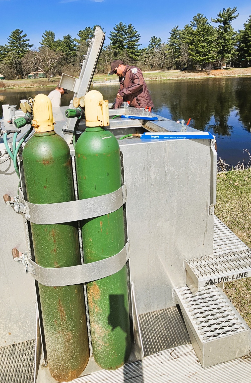 U.S. Fish and Wildlife Service completes 2025 stocking of more than 15,000 rainbow trout in Fort McCoy’s waterways