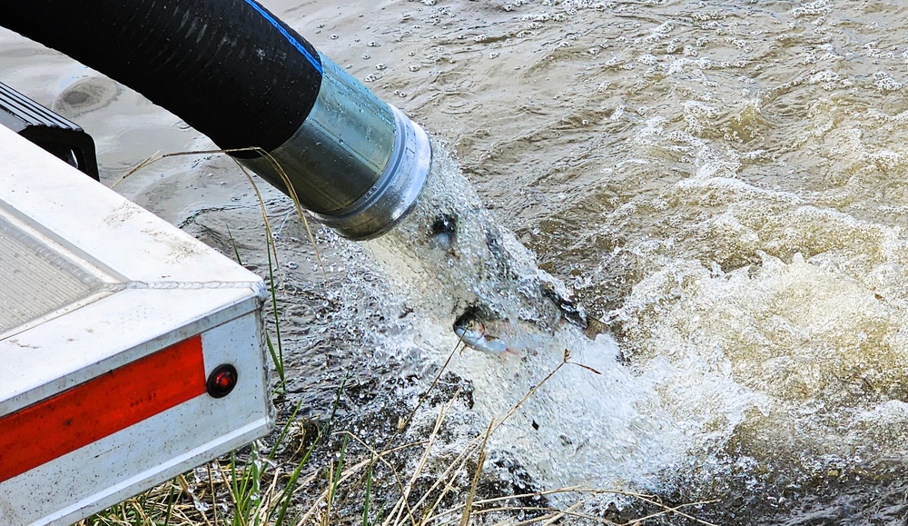 U.S. Fish and Wildlife Service completes 2025 stocking of more than 15,000 rainbow trout in Fort McCoy’s waterways