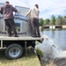 U.S. Fish and Wildlife Service completes 2025 stocking of more than 15,000 rainbow trout in Fort McCoy’s waterways