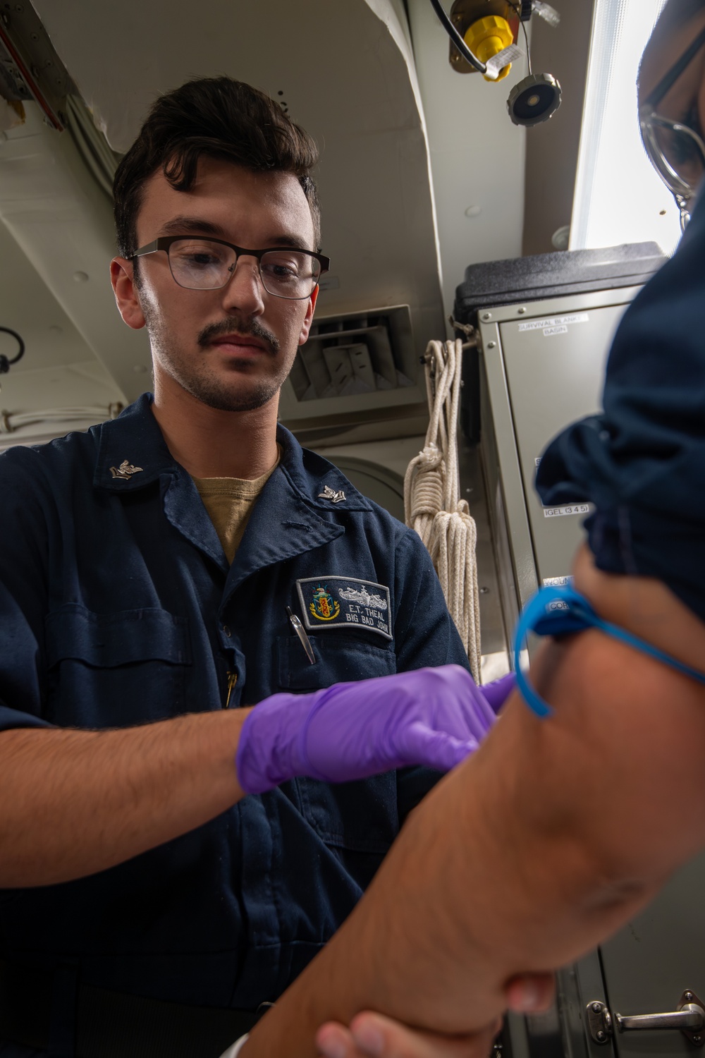 USS Gridley Medical Training