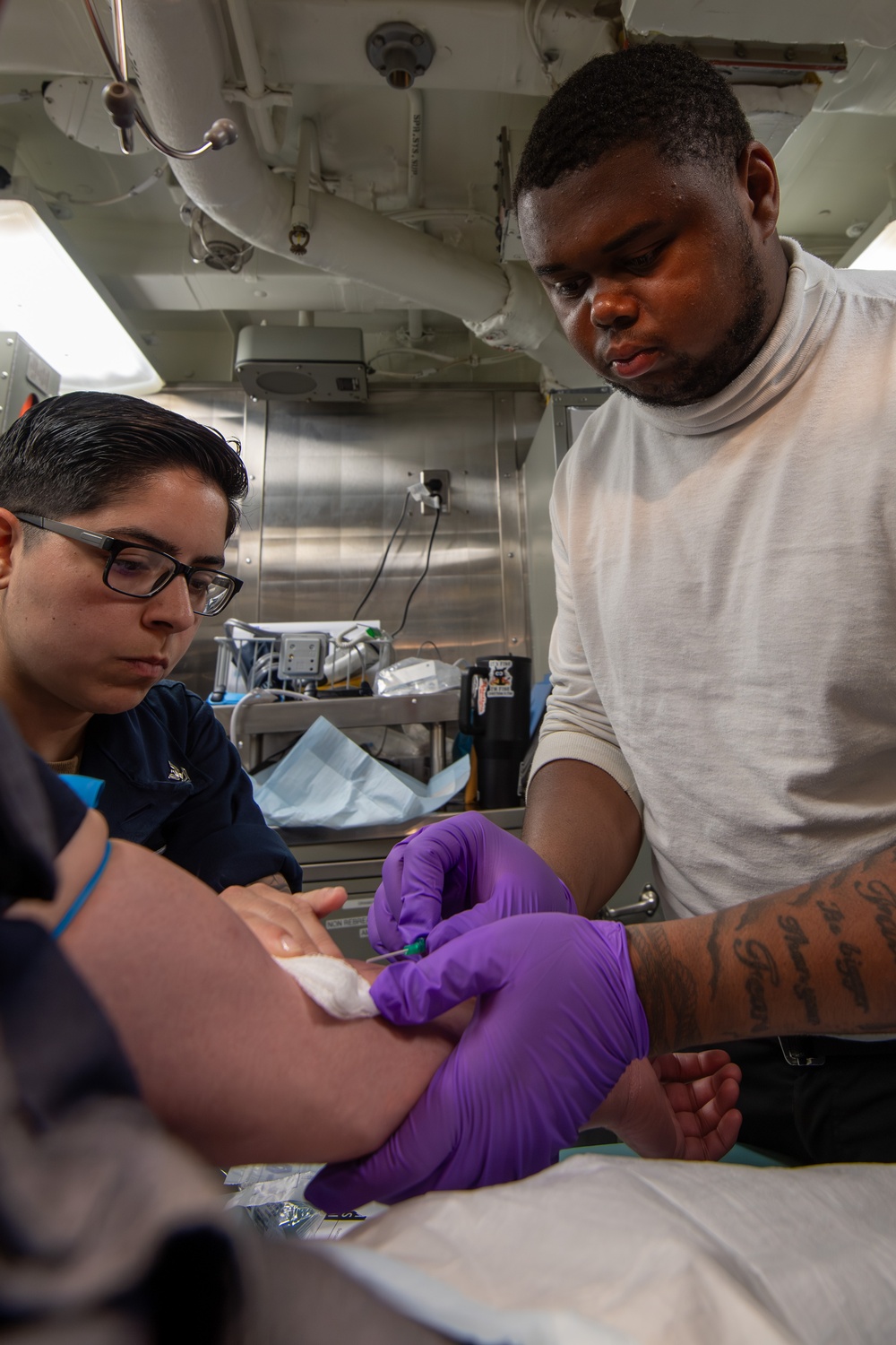 USS Gridley Medical Training