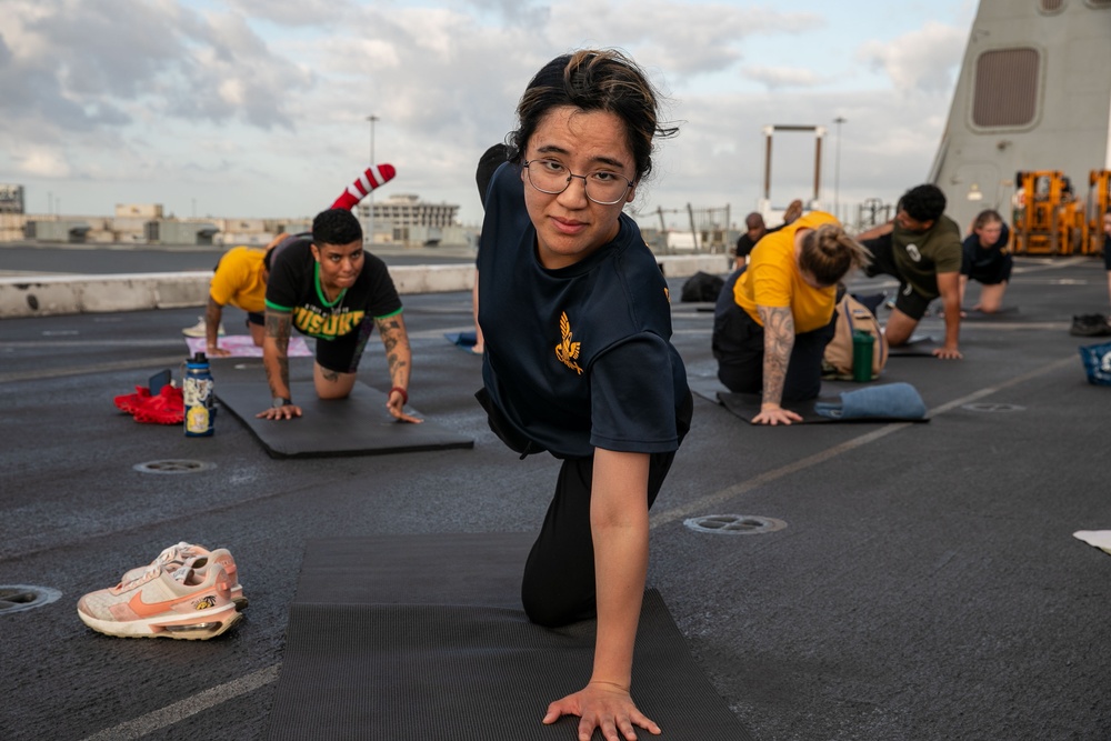 Sunrise Yoga aboard USS New York | FWFL25