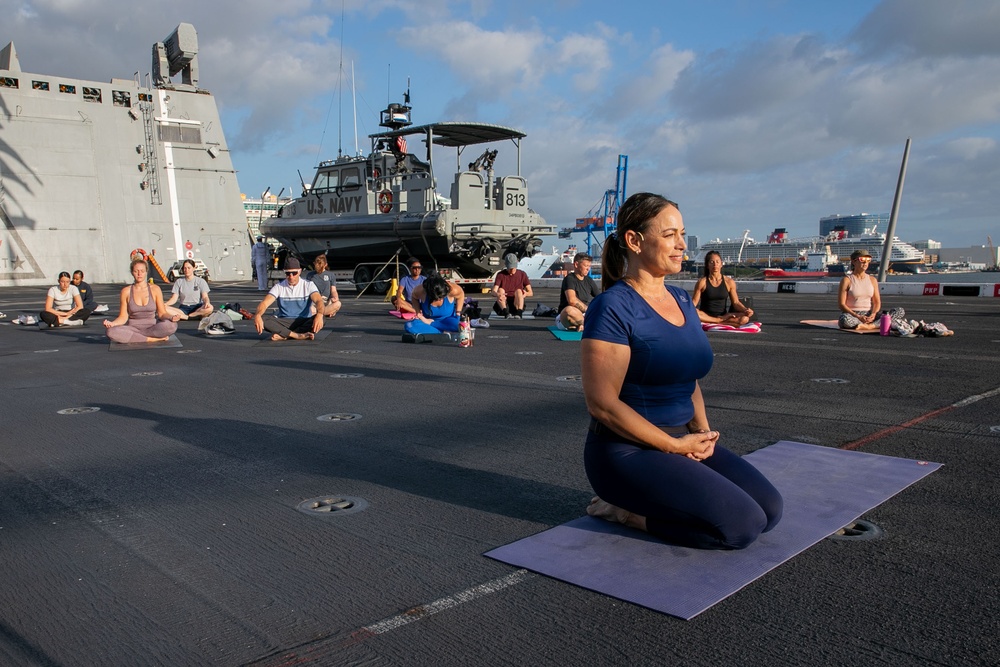 Sunrise Yoga aboard USS New York | FWFL25