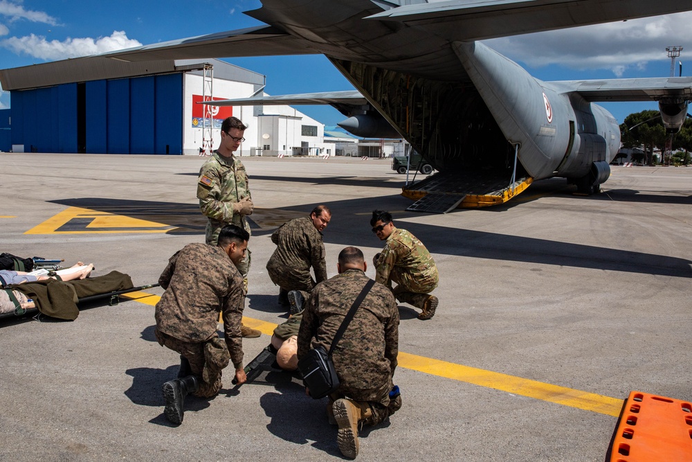 US, Tunisia conduct aeromedical evacuation training during African Lion 2025
